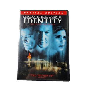 Identity DVD 2003 Movie John Cusack Amanda Peet R Horror Thriller